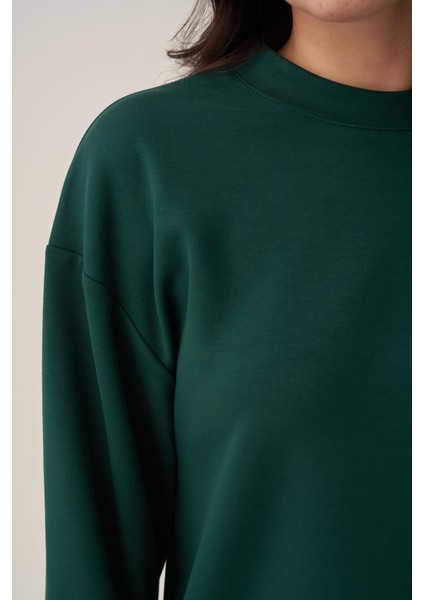 Zümrüt-Yumuşak Dokulu Sweat indirimleri