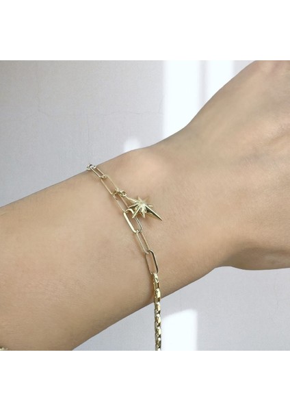 Yıldız Sallantılı Ataç Bileklik – BLK1002