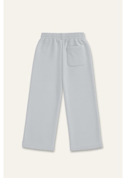 Kız Çocuk Düz Paça Fırçalı Tek Alt - Gri fiyatları