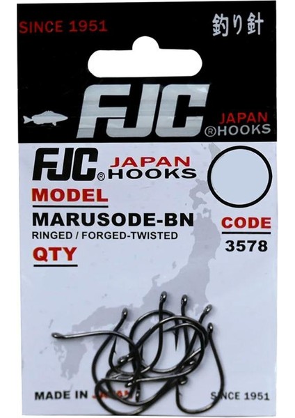 3578 Marusode Black Nickel Iğne