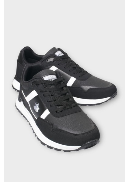 Erkek Ortopedik Cilt Günlük Yürüyüş Koşu Sneaker Spor Ayakkabı Siyah - Beyaz fiyatları