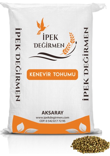 Isıl Işlem Görmüş Kendir Tohumu Doğal Katkısız 3 kg