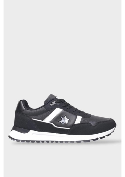 Erkek Ortopedik Cilt Günlük Yürüyüş Koşu Sneaker Spor Ayakkabı Siyah - Beyaz