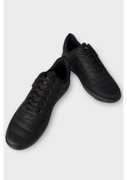 Erkek Ortopedik Günlük Yürüyüş Rahat Spor Ayakkabı Siyah fırsatları