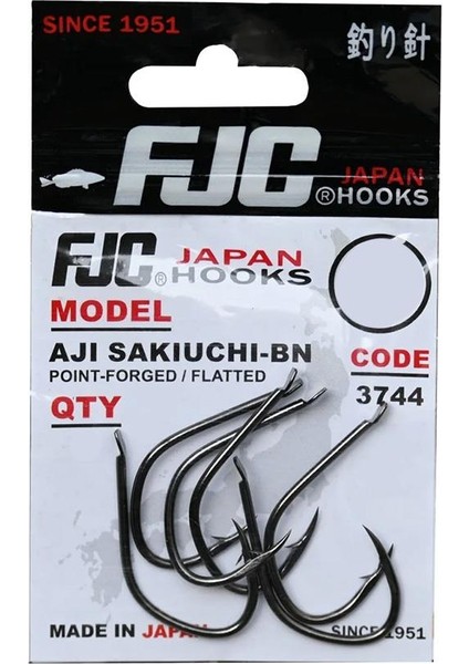 3744 Aji Sakiuchi Black Nickel Iğne