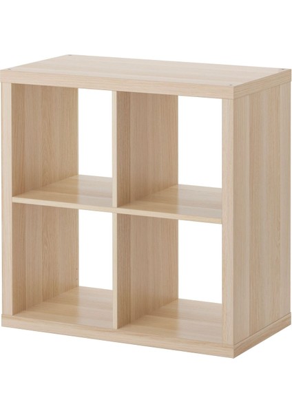 Açık Raf Ünitesi, Ağartılmış Meşe Görünümlü, 77X77 cm