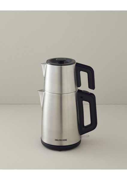 Şık Siyah Inox Çay ve Kettle Seti, Modern ve Kullanışlı Tasarım fiyatları