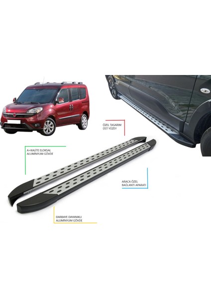 Doblo Benekli Yan Basamak 2010 2011 2012 2013 2014 2015 2016 2017 2018 2019 2020 2021