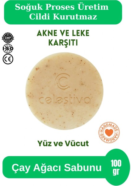Gözenek Savaşçısı Sabun-Doğal Çay Ağacı&el Yapımı 100GR