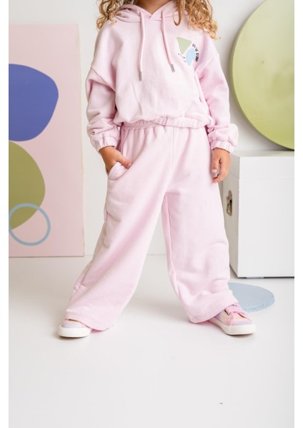 Kız Çocuk Düz Paça Fırçalı Tek Alt - Pembe fiyatları