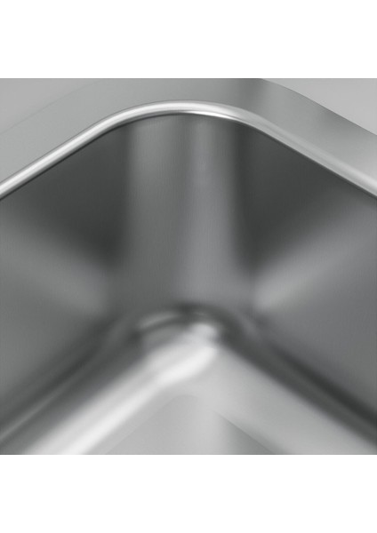 Tek Gözlü Eviye, Paslanmaz Çelik, 47X30 cm fırsatları