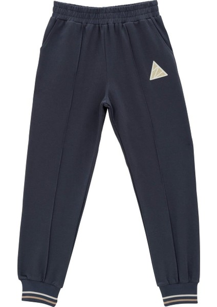 Unisex Çocuk Baskı Detaylı Eşofman Altı - Antrasit modelleri