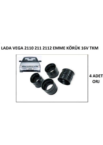 Lada Vega 16 Valf 2110 2111 2112 Emme Manifold Körüğü Takım 4 Adet Orj