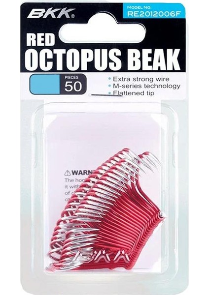 Red Octopus Beak (50 Adet) Olta Iğnesi modelleri
