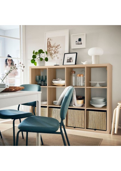 Açık Raf Ünitesi, Ağartılmış Meşe Görünümlü, 112X147 cm fiyatları