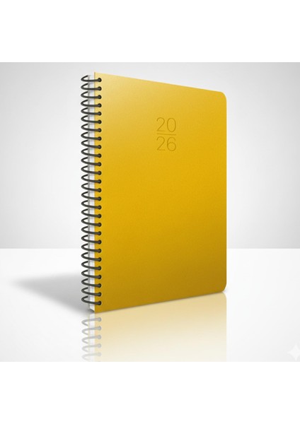 2026 Spiralli Sert Kapak Günlük AJANDA17X24 336 Sayfa 407-SEK