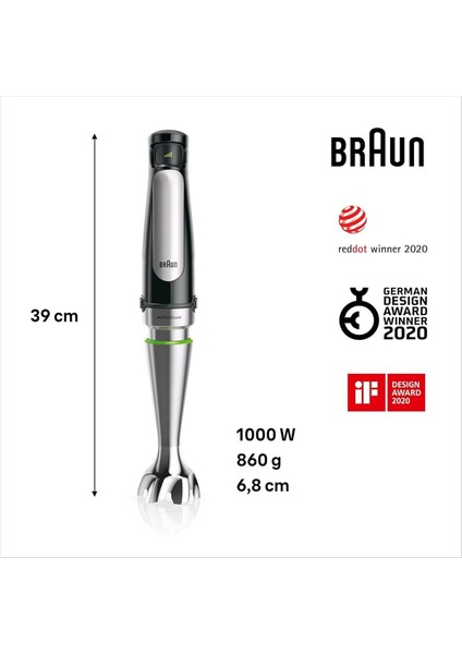 Yüksek Güçlü Çok Fonksiyonlu El Blender Seti, Siyah, 1000 W fırsatları