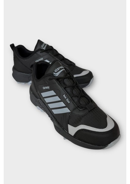 Erkek Soğuk Geçirmez Spor Outdoor Trekking Bot Ayakkabı Siyah - Füme fiyatları