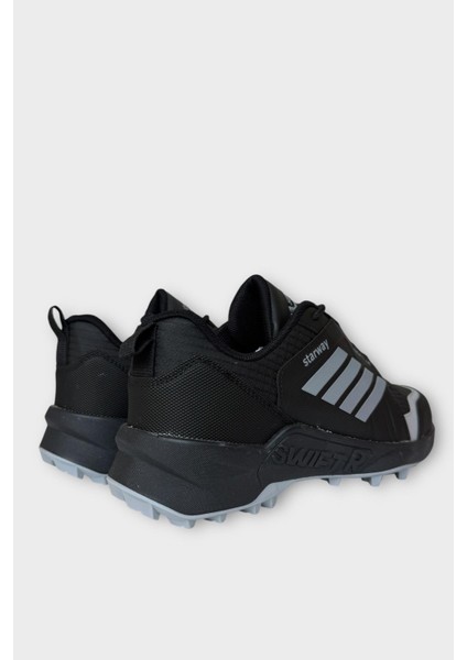 Erkek Soğuk Geçirmez Spor Outdoor Trekking Bot Ayakkabı Siyah - Füme indirimleri