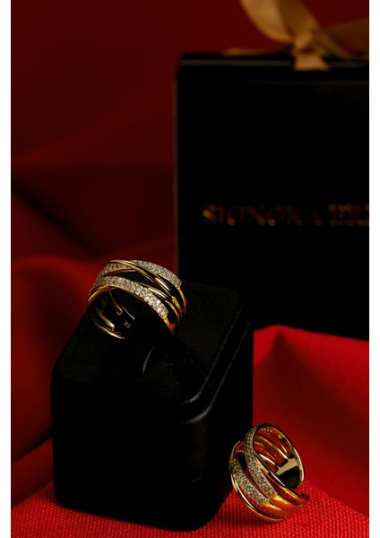 Üzeri Sıra Taşlı Sonsuzluk Figürlü Ayarlanabilir Çelik Görünümlü Xp Yüzük modelleri