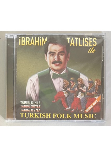 Ibrahim Tatlıses Ile Türkü Dinle Türkü Söyle Türkü Oyna Turkish Folk Music CD (Jelatinli Sıfır Orijnal Dönem Baskı Cd)