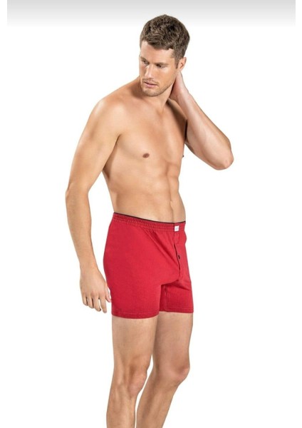 127 Erkek Havlu Kemer Penye Boxer 6 Adet