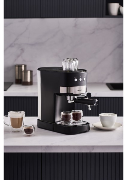 15 Bar Basınçlı Espresso Makinesi, Süt Köpürtücülü, 1100W, 1,2l fiyatları