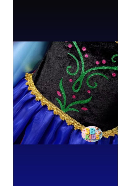 Elsa Anna Peruklu Kostüm Elbise (Videolu) Elsa Anna Peruklu Kostüm Elbise fiyatları