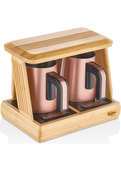 Bronz Ikili Türk Kahve Makinesi, Şık ve Kullanışlı Tasarım fiyatları