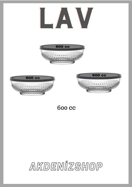 Gri 3'lü 600 cc Küçük Saklama Kabı Seti, Pratik ve Şık Mutfak Çözümleri