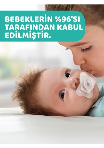 Chicco Physioforma Mini Soft 2'li Emzik 0-2 Ay Kız