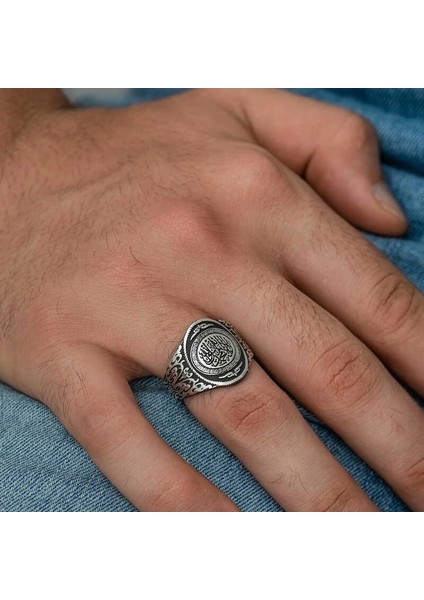 ​gümüş Kelime-I Tevhid Erkek Yüzük fiyatları