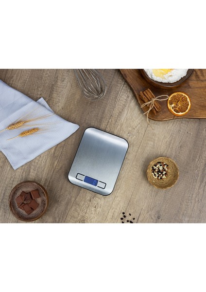 5 kg Dijital Mutfak Tartısı, Hassas Ölçüm, Otomatik Kapanma, Pil Dahil, Inox Gövde fiyatları