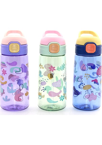 Renkli Pipetli 600 ml Suluğunuzla Serin Kalın!