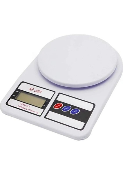 Hassas Mutfak Tartısı, 10 kg Kapasite, Yüksek Hassasiyetli Ölçüm Cihazı