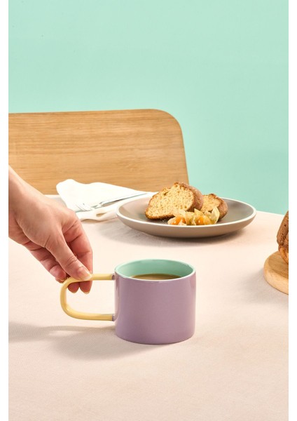 Mor Seramik Kupa, 270 Ml, Şık ve Kullanışlı Içecek Kabı fiyatları