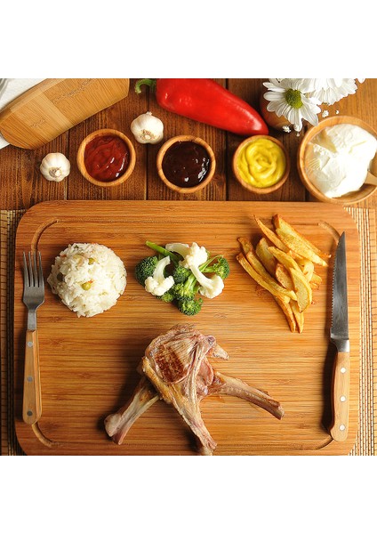 Beyaz Orta Kesme Tahtası, Dayanıklı ve Şık Mutfak Gereci indirimleri