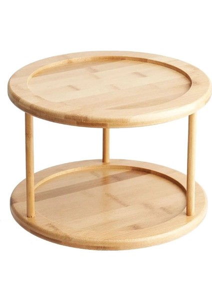 Döner Sunumluk Organizer, 2 Katlı Baharatlık, 360 Derece Döner, Kahverengi fırsatları