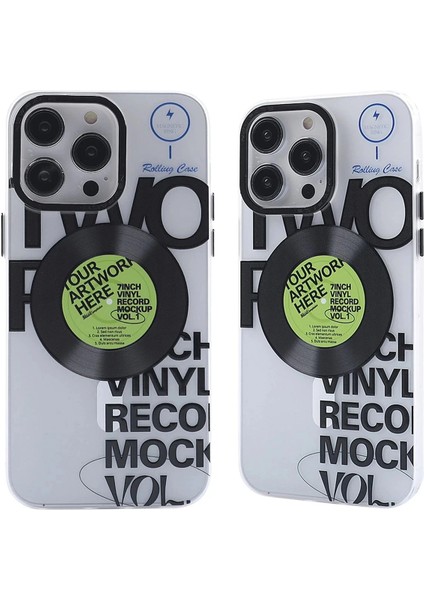 Bfs iPhone 14 Pro Kılıf Apollo Magneticsafe Desenli Kapak - Apollo Şeffaf - 5