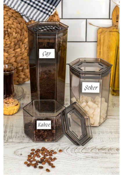 Turuncu 3'lü Vakumlu Petek Desenli Akrilik Saklama Kabı Seti fiyatları