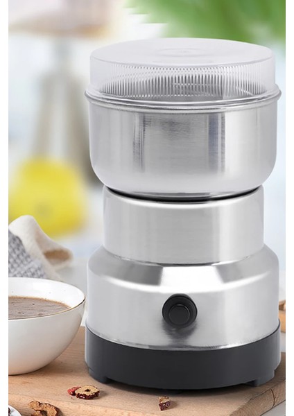 Elektrikli 200W Kahve ve Baharat Öğütücü, Şık ve Kullanışlı Siyah Tasarım indirimleri