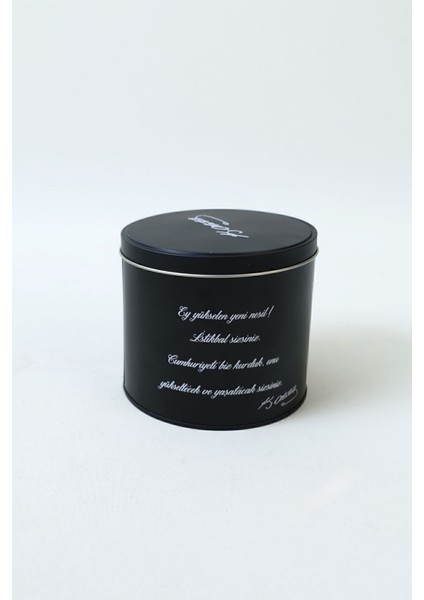 Çok Renkli Atatürk Temalı Teneke Kupa 10 Cm, Şık ve Özel Tasarım