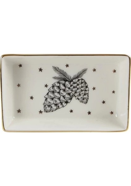 Beyaz Forest 11CM Kahvaltı ve Meze Tabağı, Şık ve Kullanışlı Ev Dekoru Ürünüdür.