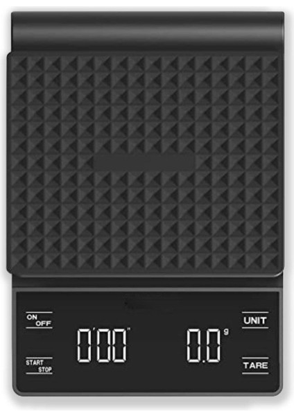 Siyah Dijital Kahve Tartısı 3000G, Hassas Ölçüm ve Şık Tasarım ile Kullanıma Hazır fırsatları