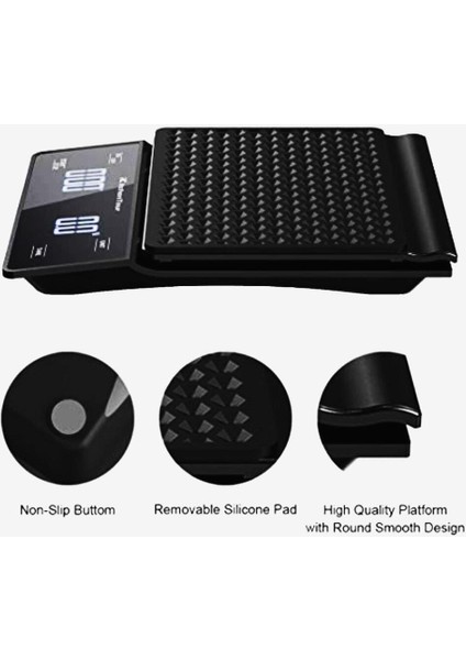 Siyah Dijital Kahve Tartısı 3000G, Hassas Ölçüm ve Şık Tasarım ile Kullanıma Hazır indirimleri