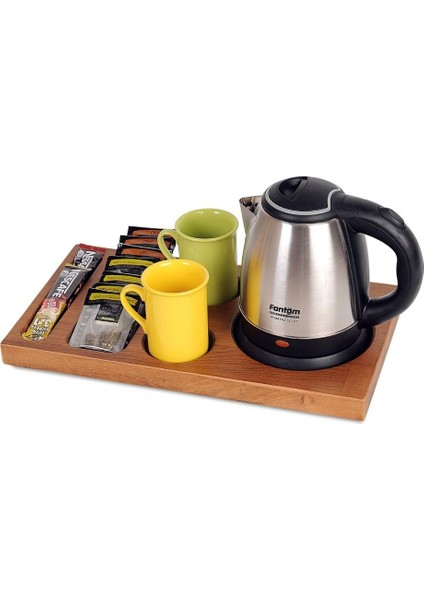 Kahverengi Sunum Tepsisi, Otel Tipi Kettle Altlığı, Profesyonel Ikram Için Ideal