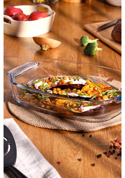 Turuncu 2.7 L Mono Borosilikat Fırın Kabı, Dayanıklı ve Şık Mutfak Gereci fiyatları