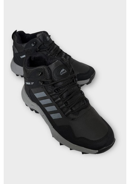 Erkek Soğuk Geçirmezkaydırmaz Taban Günlük Trekking & Outdoor Bot Siyah - Füme fiyatları