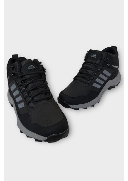 Erkek Soğuk Geçirmezkaydırmaz Taban Günlük Trekking & Outdoor Bot Siyah - Füme modelleri