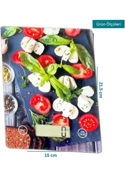 Dijital Hassas Cam Mutfak Tartısı, Beyaz, Kolay ve Güvenilir Ölçüm fiyatları